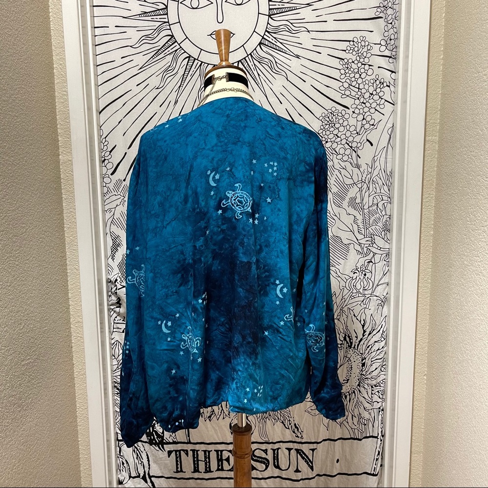 🌈 Amazing Vintage star tie dye cardigan - Picture 4 of 14